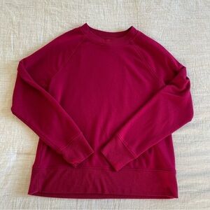 A New Day Crew Neck Sweater Sweatshirt Pomegranate Pink Magenta Lounge Casual